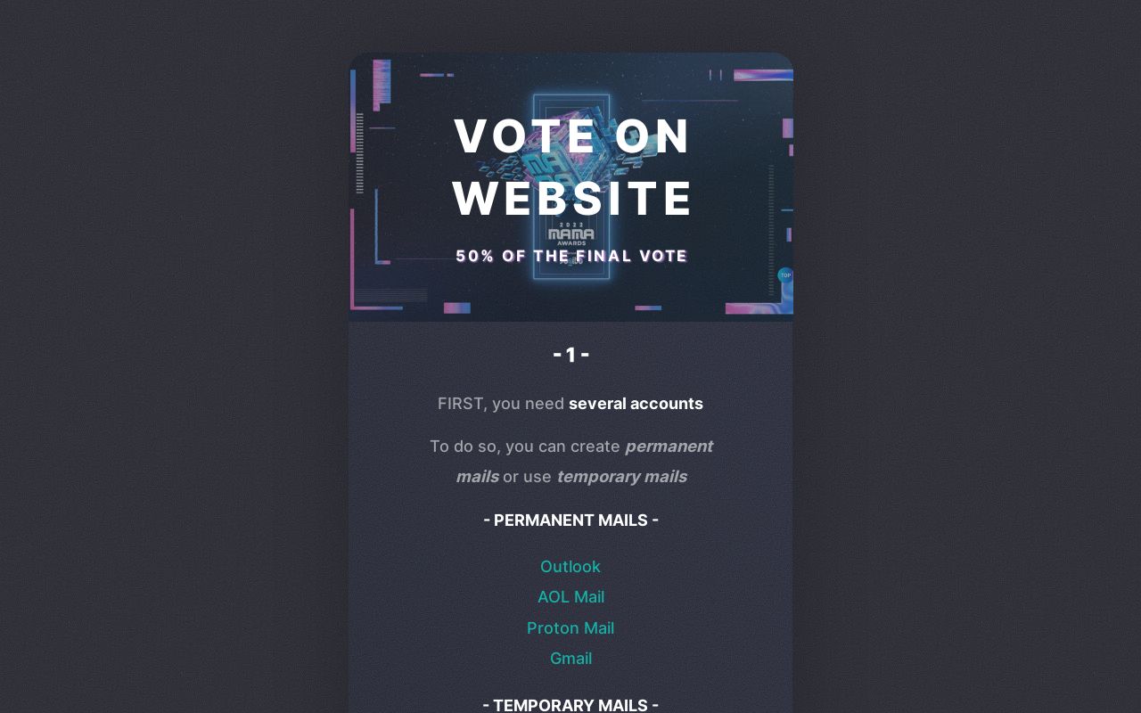 VOTE FOR TXT MAMA 2022